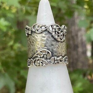 Israel Didae Shablool Sterling Silver 925 Vine Ring (size 7)